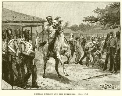 Le général Hearsey et les mutins - English School
