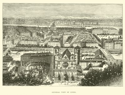 Vue générale de Lyon - English School