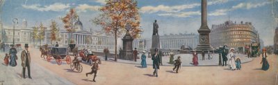 Vue générale du coin sud-est de Trafalgar Square - English School