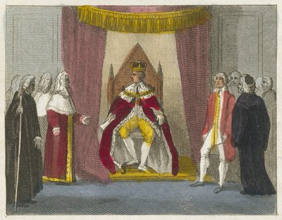 George III et les juges - English School