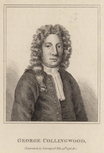 George Collingwood, exécuté à Liverpool le 25 février 1715-16 - English School