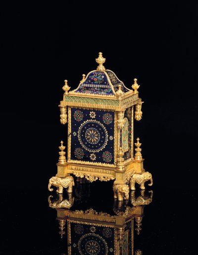 Petite pendule musicale et à carillon de George III, Howlett & Horne, Londres, vers 1780 - English School