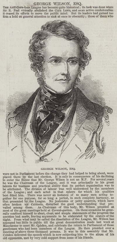 George Wilson, Esquire (gravure) - English School