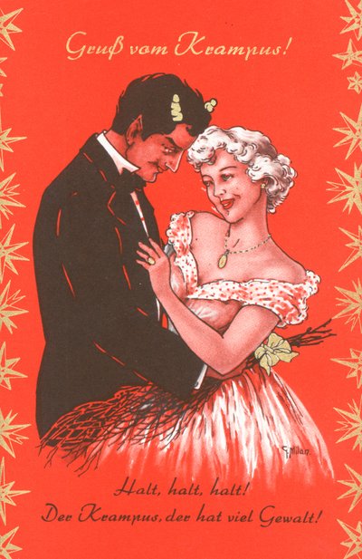 Carte de Noël allemande - English School