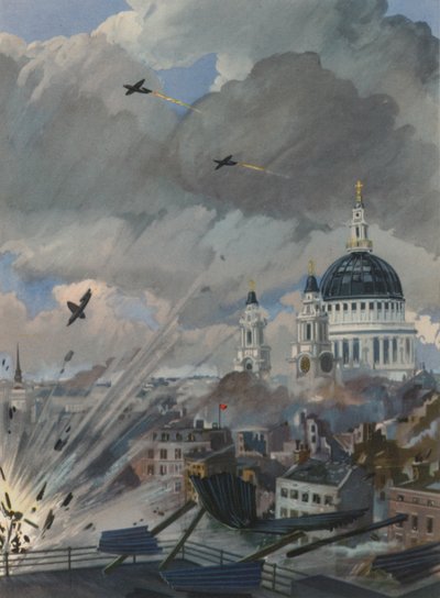 Bombes volantes V-1 allemandes sur Londres, Seconde Guerre mondiale - English School