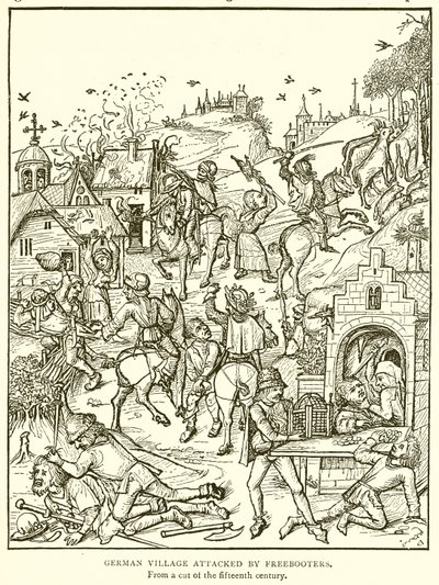 Village allemand attaqué par des maraudeurs - English School