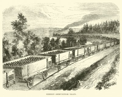 Train de munitions allemand, septembre 1870 - English School