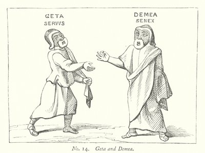 Geta et Déméa (gravure) - English School