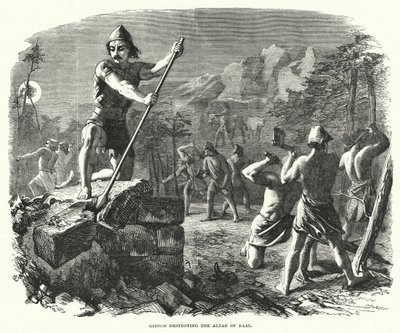 Gédéon détruisant l