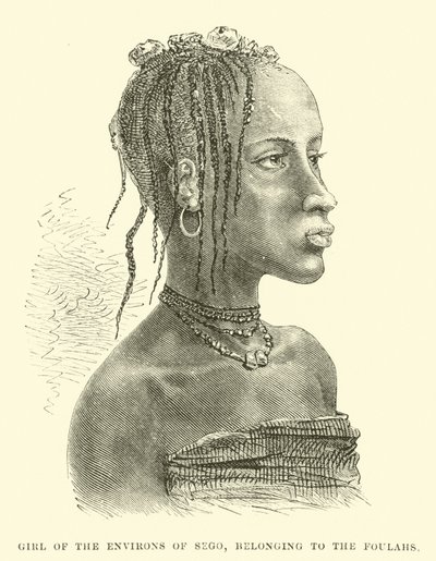 Fille des environs de Sego, appartenant aux Foulahs - English School