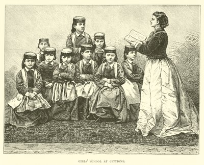 École de filles à Cettigne - English School