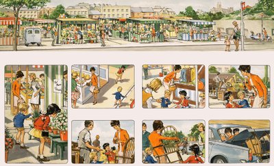 Aller au marché - English School