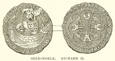 Gold-Noble. Richard II - English School