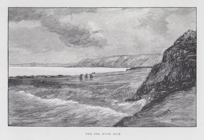 Golf : Le trou de mer, Elie (lithographie) - English School