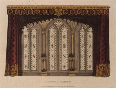 Fenêtre gothique, de "Ackermann