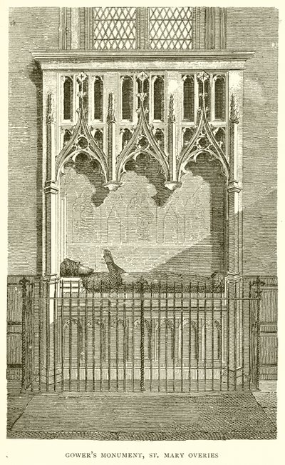 Monument de Gower, St. Mary Overies - English School