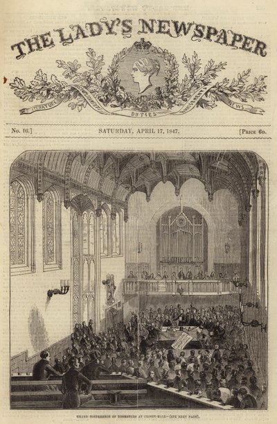 Grande conférence des dissidents à Crosby Hall, Londres, 1847 - English School