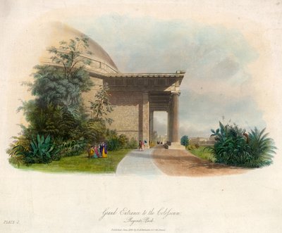 Grande entrée du Colisée, Regents Park, Londres - English School