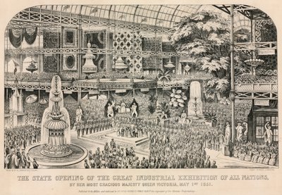 Grande Exposition, 1851, Ouverture le 1er Mai 1851 - English School