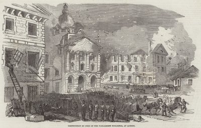 Grand incendie à Québec - English School