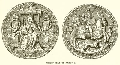 Grand sceau de Jacques I - English School