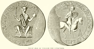 Grand sceau de Guillaume le Conquérant - English School