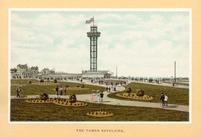 Great Yarmouth : La Tour Tournante (lithographie couleur) - English School