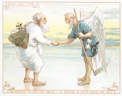 Temps de salutations, Carte de Noël - English School