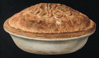 Carte de vœux en forme de tarte - English School
