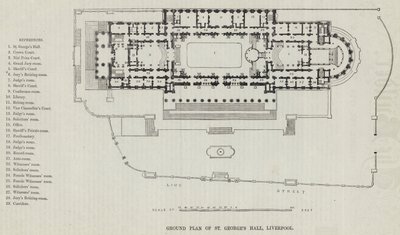 Plan du Rez-de-Chaussée de St George