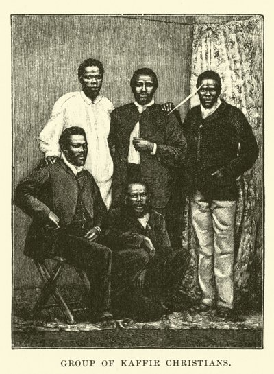 Groupe de chrétiens kaffirs - English School