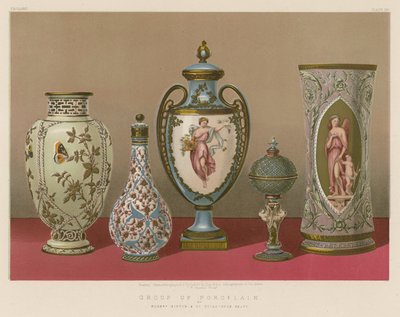 Groupe de porcelaine - English School