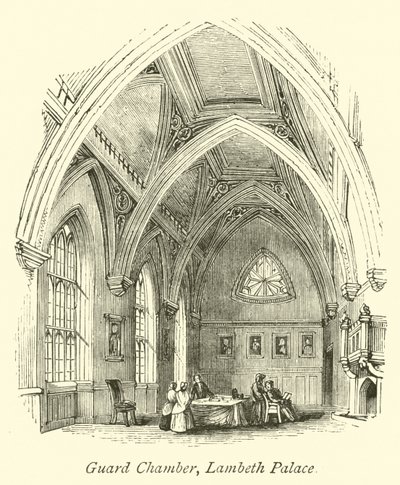 Chambre de garde, palais de Lambeth - English School