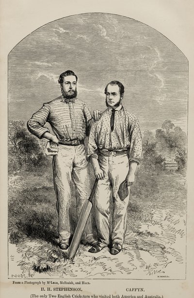H.H. Stephenson et William Caffyn (impression) - English School