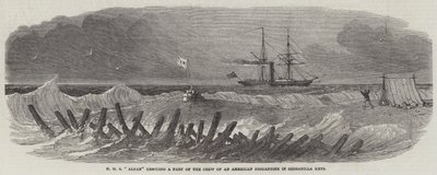 HMS "Alban" sauvant une partie de l