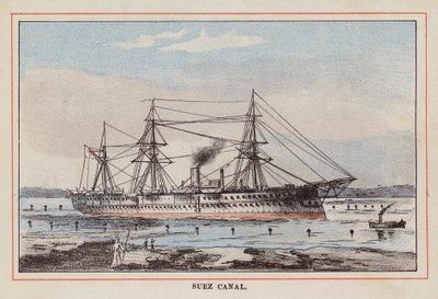 HM Indian Troop-Ship : Canal de Suez - English School