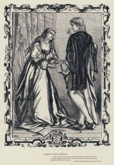 Hamlet et Ophélie, Hamlet, Prince du Danemark, Acte III, Scène 1 - English School