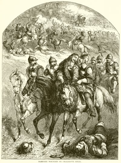 Hampden blessé à Chalgrove Field - English School