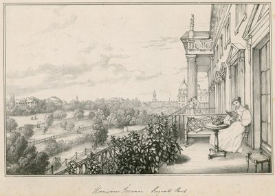Terrasse de Hanovre, Regents Park, Londres - English School