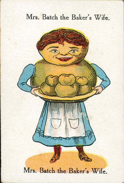 Familles heureuses, vers 1920 : Mme Batch, la femme du boulanger - English School