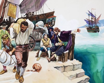 Scène de port - English School