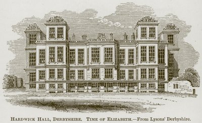 Hardwick Hall, Derbyshire, illustration de The Comprehensive History of England - English School