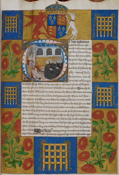 Henri VII présentant l