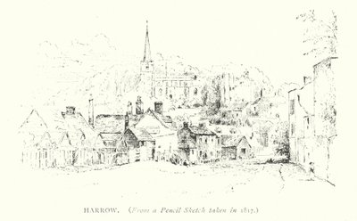 Harrow (gravure) - English School