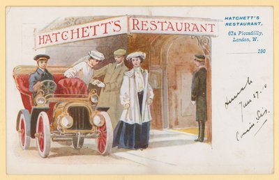 Restaurant Hatchetts, 67a Piccadilly, Londres - English School