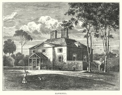 Hawkhill (gravure) - English School