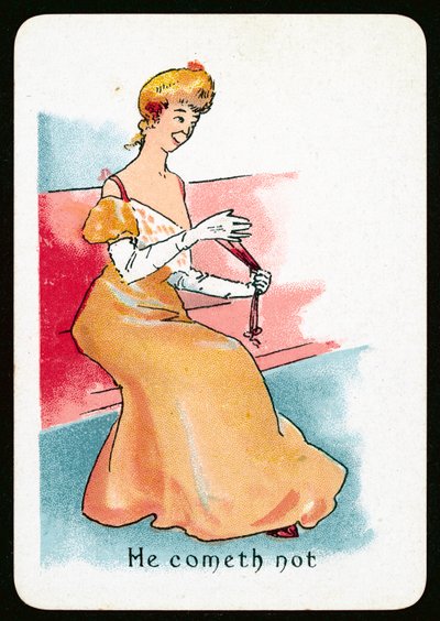 Il ne vient pas (lithographie en couleur) - English School