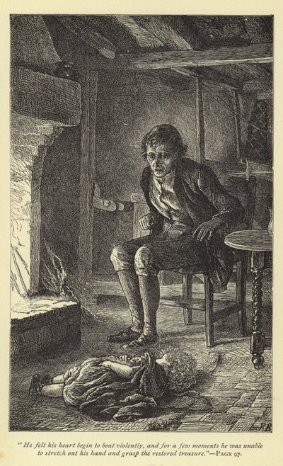 Il sentit son cœur commencer à battre violemment, et pendant quelques instants, il fut incapable de tendre la main et de saisir le trésor retrouvé - English School