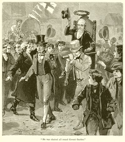 Il a été porté tout autour de Covent Garden - English School