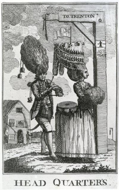 Quartier général, 1777 - English School